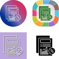 Report Icon Design vector