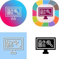 Research Icon Design vector