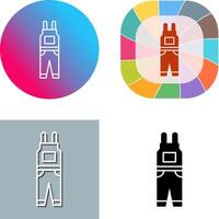 Jumpsuit Icon Design vector