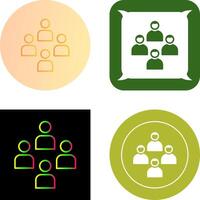 Network Group Icon Design vector