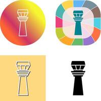 Control Tower Icon Design vector