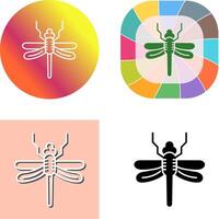 Dragonfly Icon Design vector