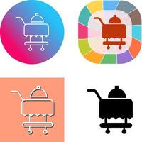 Room Service Icon Design vector