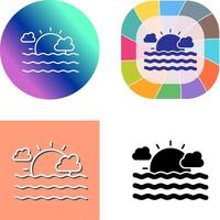 Sea Icon Design vector