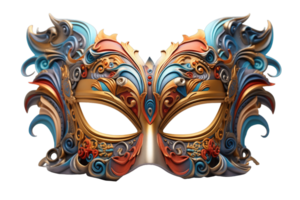 carnaval masker geïsoleerd Aan transparant achtergrond png