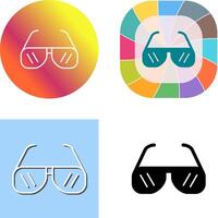 Sun Glasses Icon Design vector