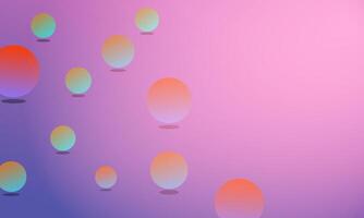 abstract color circle gradient background. vector