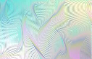 Abstract wave element for design. Digital frequency track equalizer. Stylized pastel line art background. Curved wavy line. illustration vector