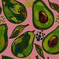 vegetable seamless pattern vector