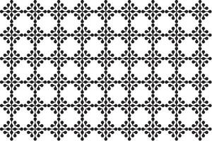 ilustración patrón, resumen geométrico estilo. repitiendo de resumen negro circulo forma en blanco antecedentes. vector