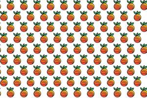 Illustration pattern, Abstract of orange logo on white background. vector