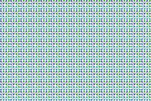 Illustration pattern, Abstract Geometric Style. Repeating of abstract multicolor of blue and green in circle shape on white background. vector