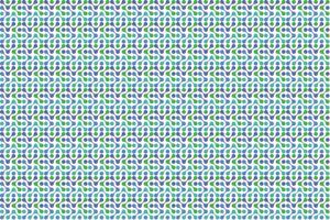 Illustration pattern, Abstract Geometric Style. Repeating of abstract multicolor of blue and green in circle shape on white background. vector