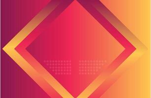 Modern abstract Background with orange gradient color aesthetic geometric pattern vector