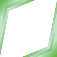 Green abstract geometric dynamic shape paper layers subtle background. vector