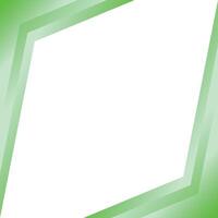 Green abstract geometric dynamic shape paper layers subtle background. vector