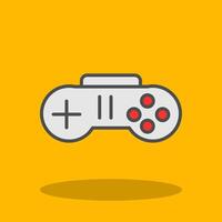 Game Development Filled Shadow Icon vector