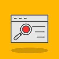 Quality Assurance Filled Shadow Icon vector