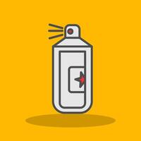 Silly Strings Filled Shadow Icon vector