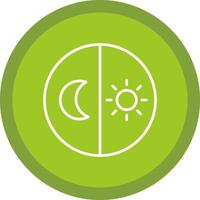 Day And Night free Line Multi Circle Icon vector