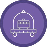 Cart Line Multi Circle Icon vector