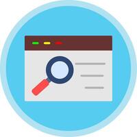 Quality Assurance Flat Multi Circle Icon vector