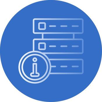 información plano burbuja icono vector