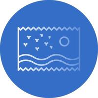 Photo Flat Bubble Icon vector