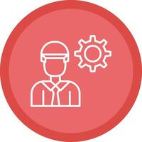 Engineering Line Multi Circle Icon vector