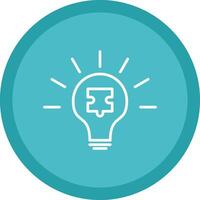 Solution Line Multi Circle Icon vector