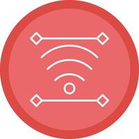 Wireless Line Multi Circle Icon vector