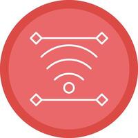 Wireless Line Multi Circle Icon vector