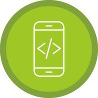 App Development Line Multi Circle Icon vector