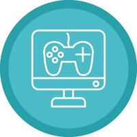 Game Development Line Multi Circle Icon vector