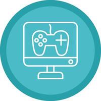 Game Development Line Multi Circle Icon vector