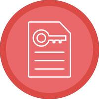 Keyword Generator Line Multi Circle Icon vector