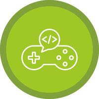 Game Develop Line Multi Circle Icon vector