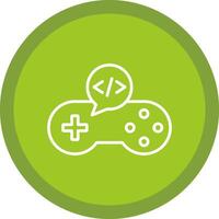 Game Develop Line Multi Circle Icon vector