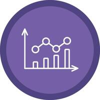 Keyword Rankings Line Multi Circle Icon vector