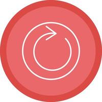 Loop Line Multi Circle Icon vector