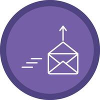 Mail Line Multi Circle Icon vector