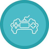 Game Line Multi Circle Icon vector