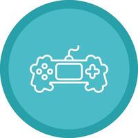 Game Line Multi Circle Icon vector