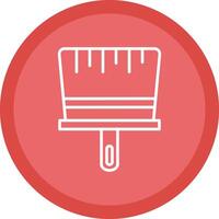 Brush Line Multi Circle Icon vector