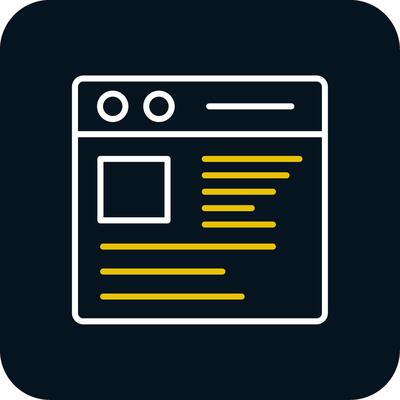 Page Line Red Circle Icon