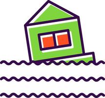 House filled Design Icon vector