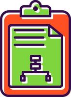 File filled Design Icon vector