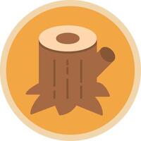 Trunk Flat Multi Circle Icon vector