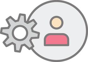 Skills Line Filled Light Icon vector