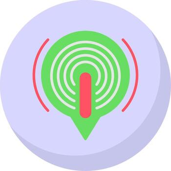 Application Flat Bubble Icon vector